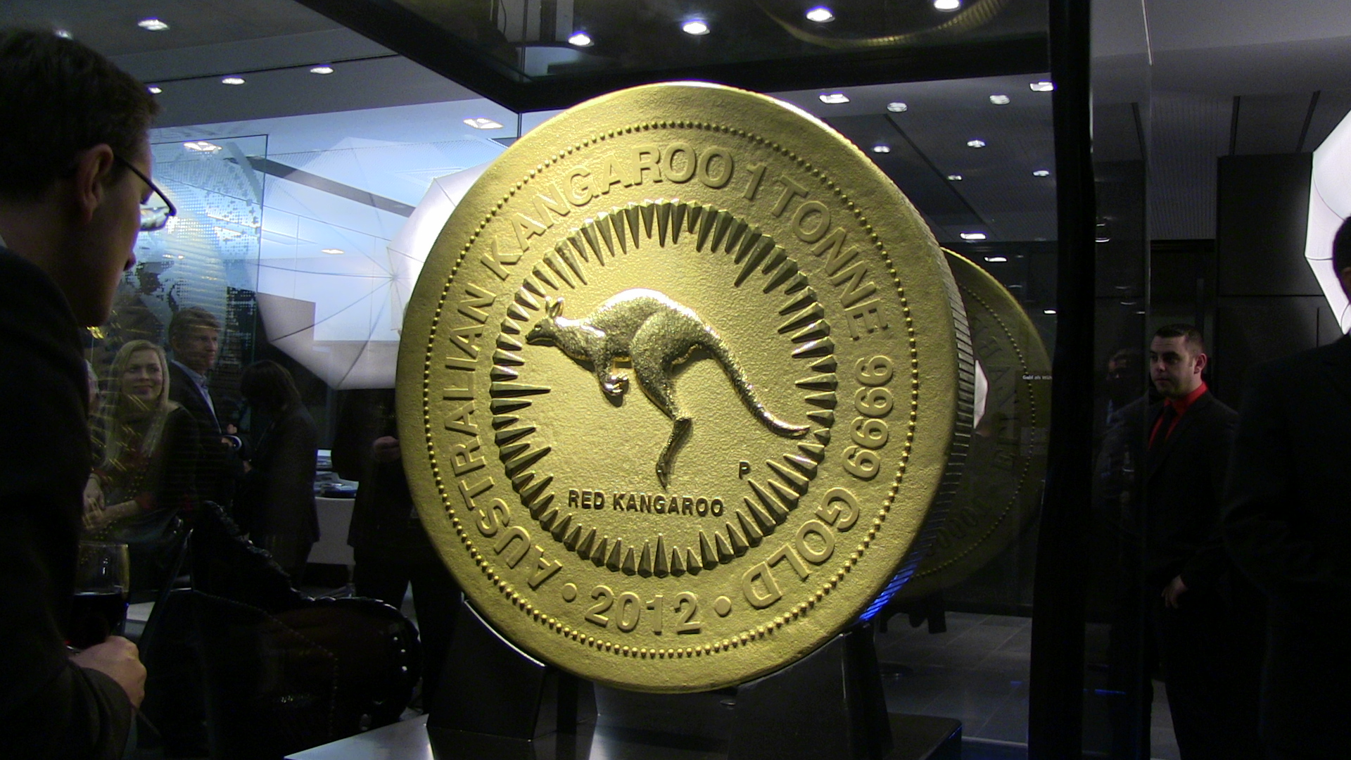Australien Bullion Känguru 2012 in Gold (Gewicht: 1 Tonne)